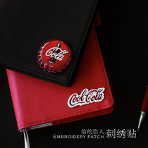 Chaoyu Coca-Cola Embroidery Sticker Vintage Young Memories Material Art Canvas Bag T-shirt Patch Patch Patch