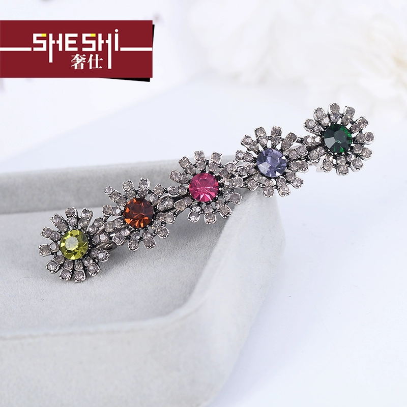 Hàn Quốc trở lại đầu rhinestone kẹp tóc kẹp đầu người lớn mũ mùa xuân clip đuôi ngựa clip đơn giản kẹp tóc kẹp clip phụ kiện tóc kẹp ngọc trai