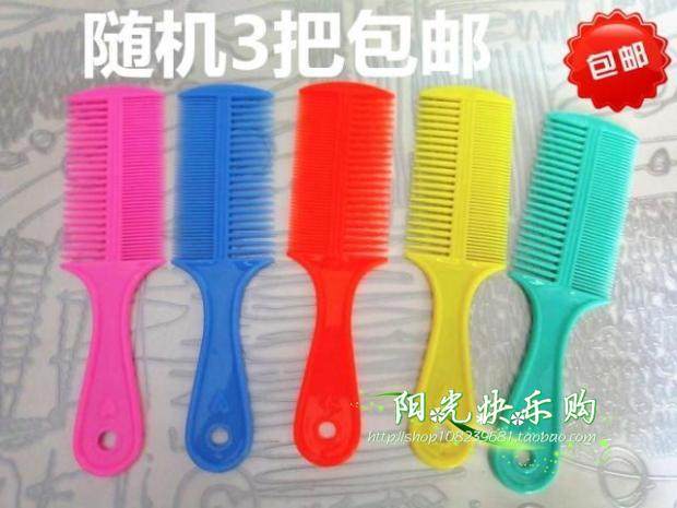9 9 9 y3plastic comb double - sided comb coated tooth comb comb colored candy comb