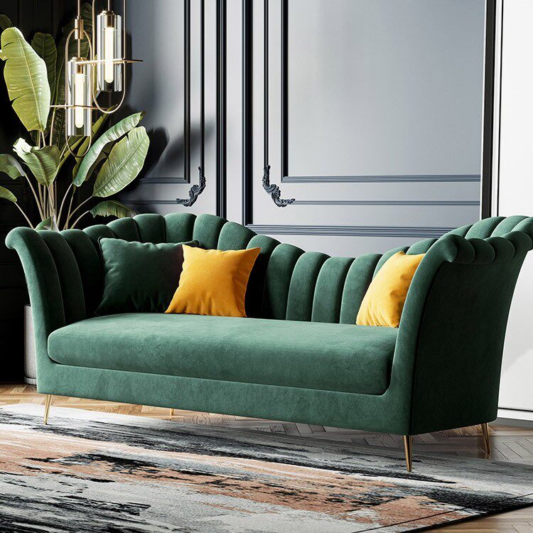 American Small Family Style Living Room Sofa Neoclassical Light Lavish Clothing Shop Photo Building Creativity Boutique Sofa Nordic Arc 