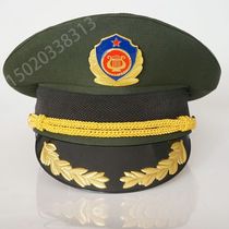 Great Eaves Band Costume Honor Guard Costume Big Cap Uniformed Accessories Army Drum Orchestra Performance Hat