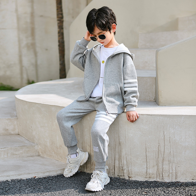 Next Alice Boys Set 2021 Spring and Autumn New Children's Cotton Sweatshirt In The Big Boy Foreign Two Pieces Set