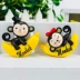 Bánh sinh nhật trang trí cặp đôi Khỉ chuối Khỉ Cặp đôi Bức tượng phong cảnh Trang trí bánh nướng Phụ kiện trang trí - Trang trí nội thất đồ dcor phòng ngủ giá rẻ Trang trí nội thất