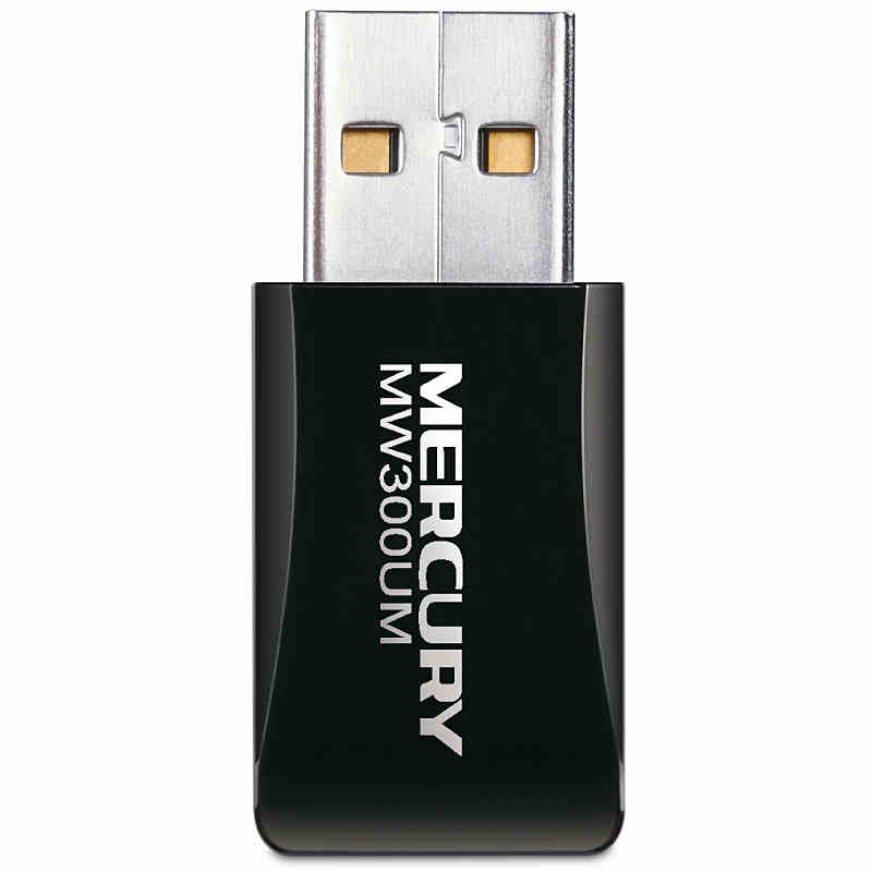 Mercury MW300UM USB Wireless Network Card Desktop PC external wifi receiver launches 300M
