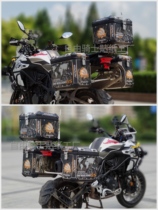 Наклейки с тремя коробками для мотоцикла Benelli 502x Snapdragon 500 Наклейки с тремя коробками Snapdragon 750 светоотражающие утолщенные износостойкие весенний ветерок