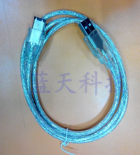 USB to 1394 Sound Card Cable USB Male to Big Head USB to Live Cable 1394 to Wiring Music Equipment