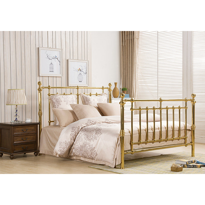 Jingdao Brand exports UK - style classic design high - quality luxury large copper bed 1 5 m 1 8 m