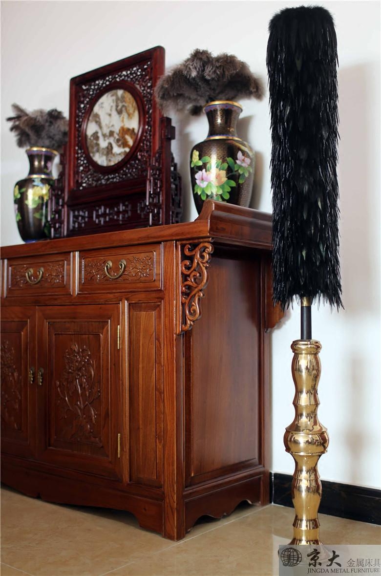 Jingda New Chinese Neoclassical Living Room Pure Copper Gun Shan Shan Shan Shan Rackle Shan Rock Shan Bottle Shan Bottle