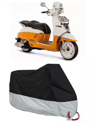 Suitable for logo Django 150 retro pedal motorcycle cover car cover car cover Car cover Sunscreen rain and dust cloth