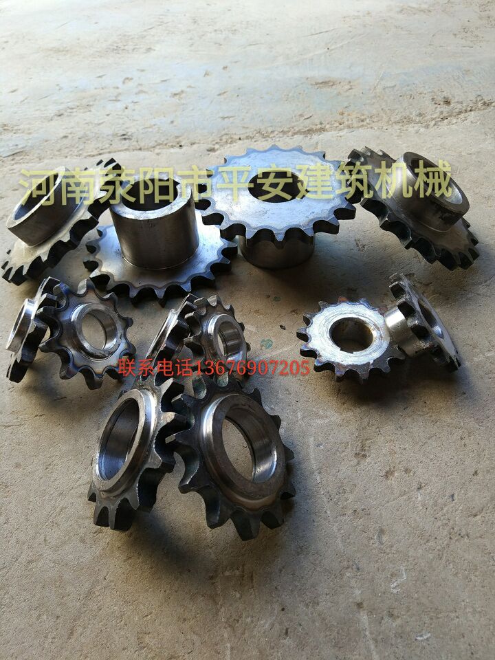 jzm concrete mixer wheel gear small round tank mixer 5 points 6-1-inch gear small chain wheel roller
