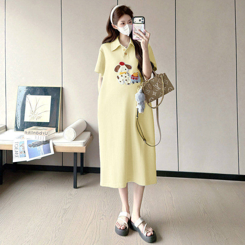 Next Alice Maternity Dress 2026 Summer New Style Pregnancy Outfit Fresh and Light Loose Sweet Style
