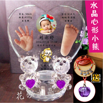 Baby hand and foot ink pad baby souvenir hand and footprints born Full Moon 100 days feast birthday creative custom gift