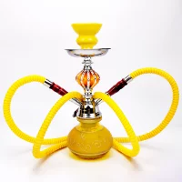 Двойной порт алюминиевый мяч желтый цвет замечания