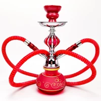 Двойной порт алюминиевый мяч красный цвет замечания