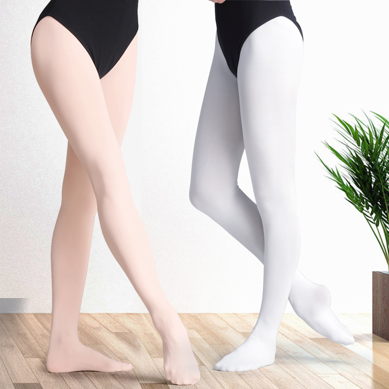 Dance socks adult female practice socks flesh pink art exam stockings ballet big socks jumpsuit leggings dancing socks