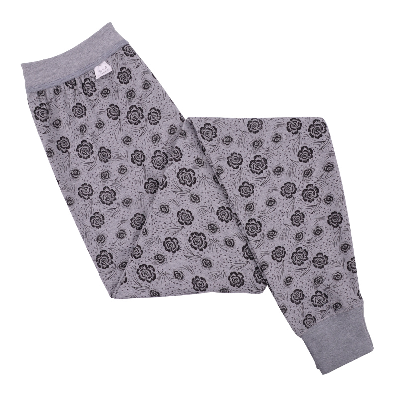 Quần cotton nữ cao eo ấm quần dài một lớp lỏng lẻo cỡ lớn quần dài quần đơn mảnh cotton mặc ấm áp đáy - Quần nóng lên quần tất nữ lót lông