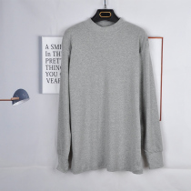  Middle-aged and elderly mens single-layer cotton thread autumn clothes pure cotton turtleneck underwear single-piece plus fat spring and autumn tops