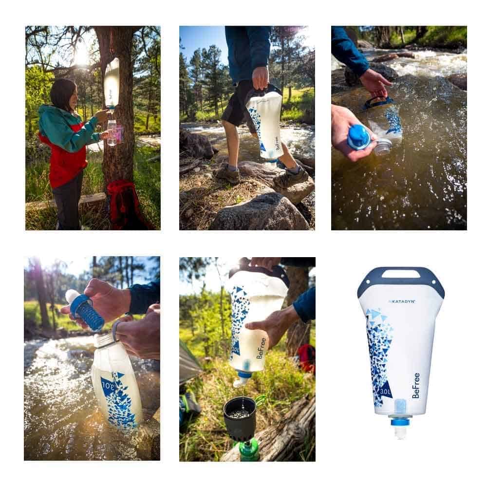 Katadyn Condi Swiss import befree outdoor water purifier equipped with direct drink portable filter 3L