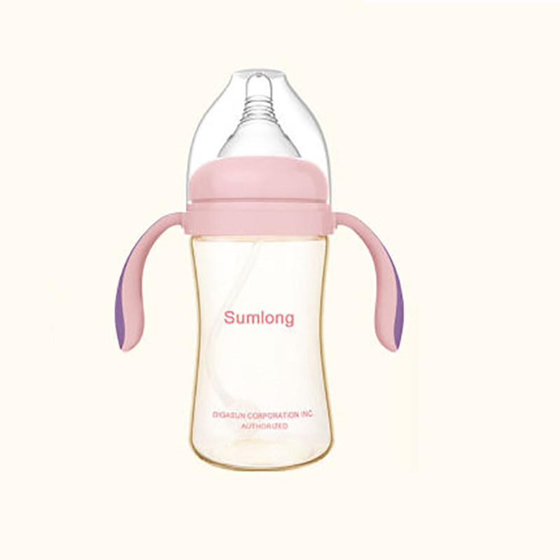 Santa Marlon Milk Bottle Broken Milk Ppsu Wide Caliber Large Baby Anti-Flatulled Gas Resistant Newborn Baby 240 300ml