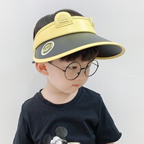Japanese children sunscreen hat boy summer anti-ultraviolet large hat girl empty top sun hat sun hat baby cool hat