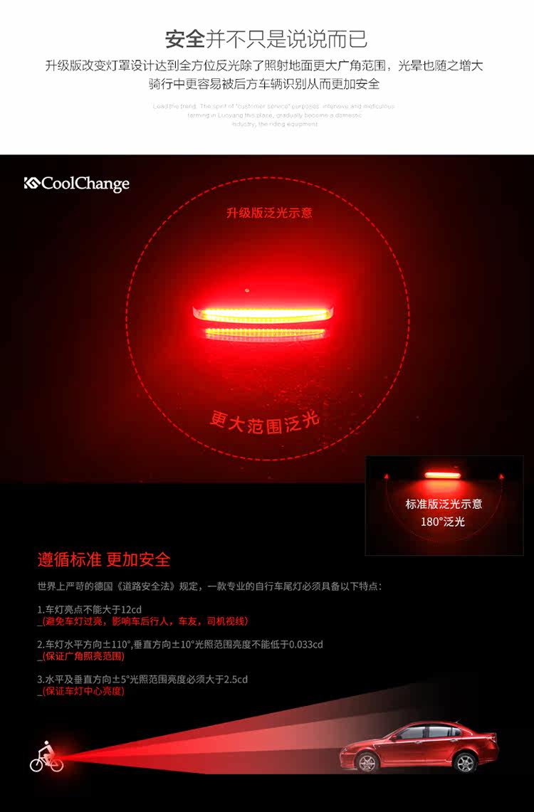 Eclairage pour vélo COOLCHANGE - Taillights - Ref 2400152 Image 28