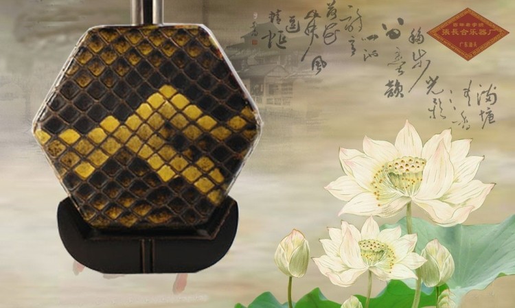 ZCH-E011 Centennial Brand Zhang Changhe Refined Old Material Old Ebony Panlong Erhu