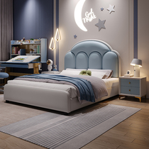 American leather childrens bed boy girl princess bed 1 5m soft back bed 1 8m soft small apartment teen