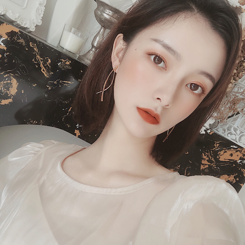 miss love mosquito coil ear clip no pierced ears femininity long tassel earrings no pierced ears earrings female super fairy