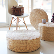 Pu grass thickened floor Tatami grass mat Tea ceremony meditation mat Yoga meditation kneeling Buddha mat Rattan woven bay window futon