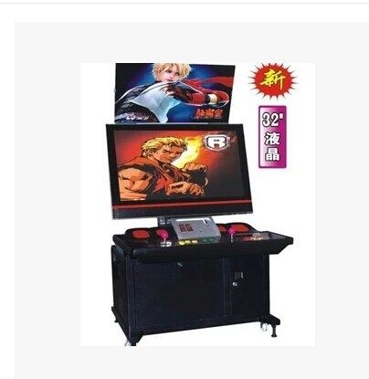 Large Game Console 97 98 Moonlight Box Arcade Fighting Machine Coin-Operated Game Console Street Fighter 32inch Lcd All-Steel