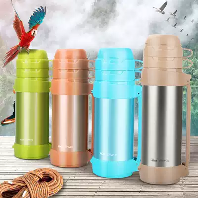 Thermos Men's large capacity stainless steel cup Thermos pot Portable 304 stainless steel thermos Car water cup