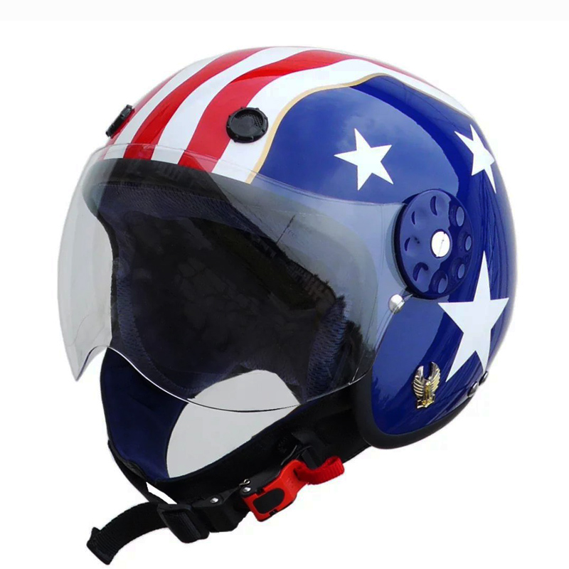 Nerve Kefra Fiber Motorcycle Children Helmet Four Summer Safety Hat Children Helmet Helmet for Boys and Girls