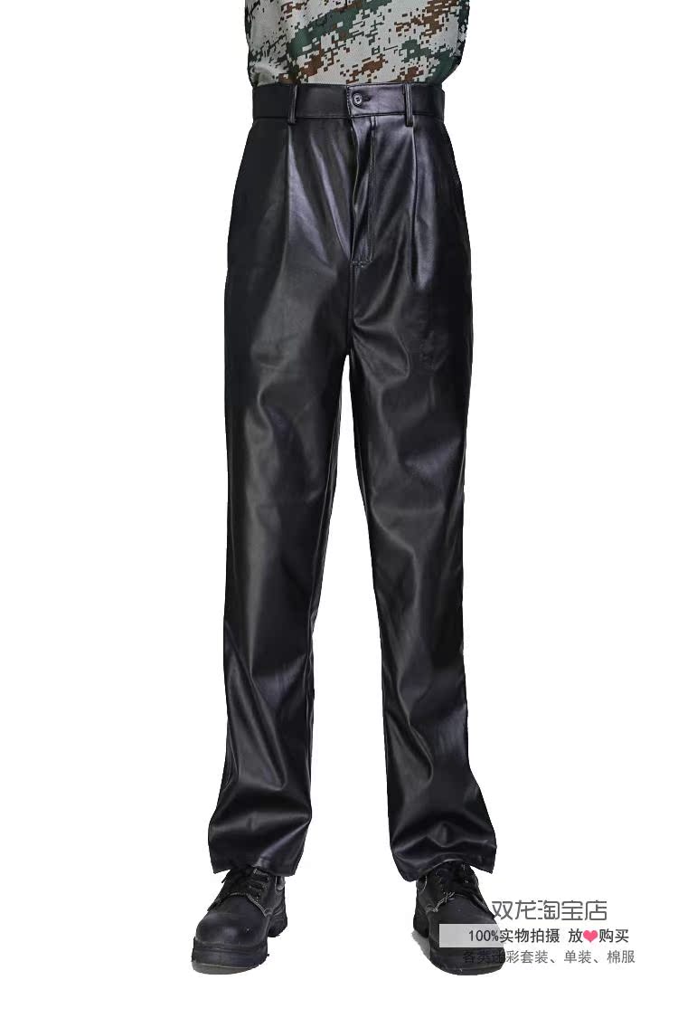 Pantalon cuir homme droit - Ref 1486828 Image 8