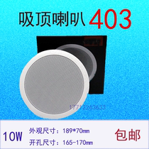 403 Suction Top Horn 10w Family Background Music Systems Engineering with open pore 165-170mm