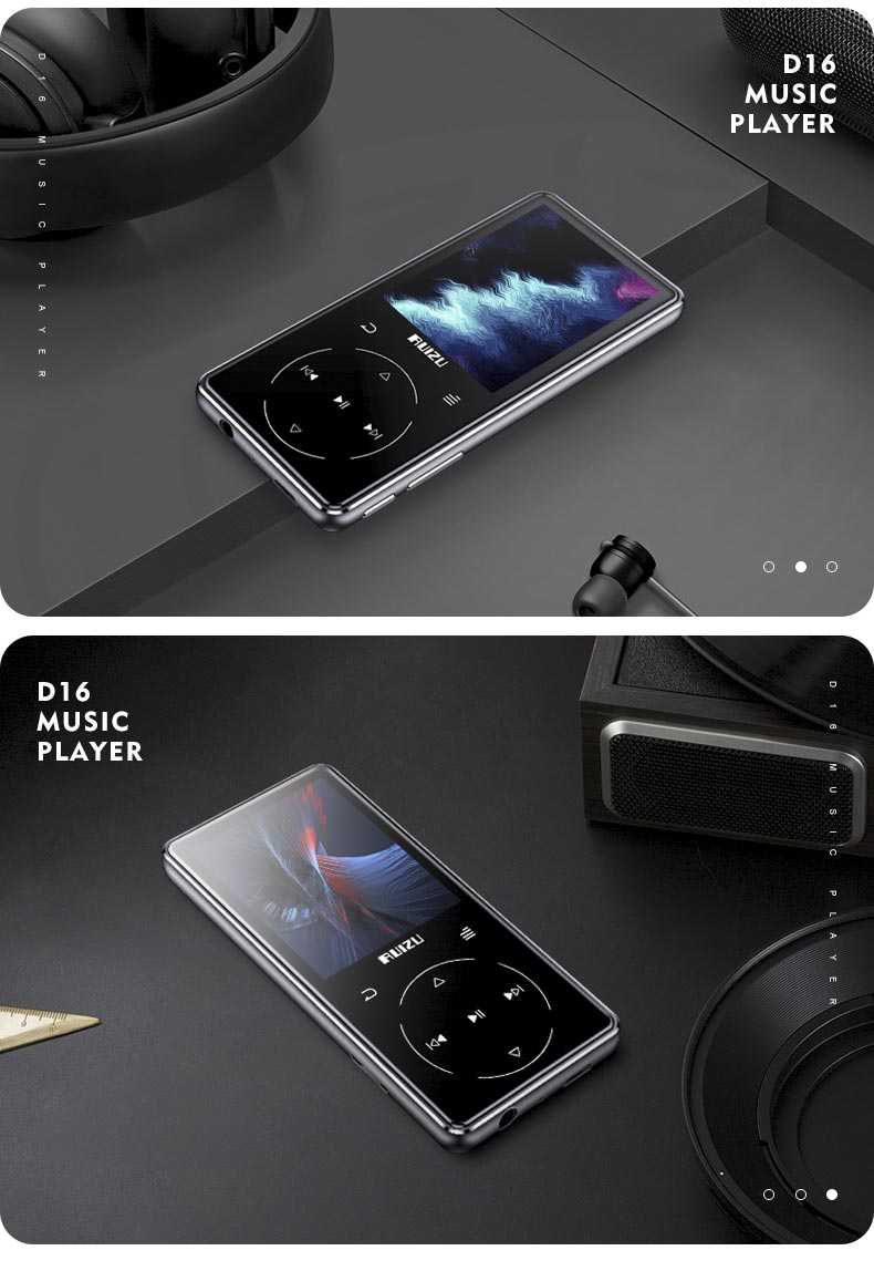 máy nghe nhạc ruizu Sharp D16 Bluetooth màn hình khuếch đại bên ngoài máy nghe nhạc mp3 mp4 Ghi lại video phát lại sách điện tử - Máy nghe nhạc mp3 máy nghe nhạc bluetooth chính hãng