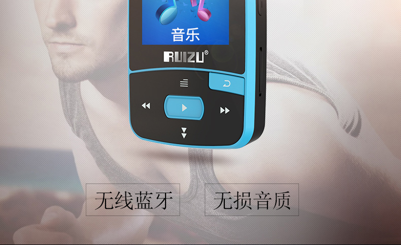 máy nghe nhạc chạy bộ Sharp X50 không dây Bluetooth mp3 máy nghe nhạc mp4 Sinh viên mini Walkman Thể thao mp3 đang chạy - Máy nghe nhạc mp3 mays nghe nhac