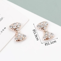 Пряжка G-13-31 со стразами и бриллиантами