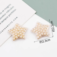 G-13-24 пряжка с пятиконечной звездой и бриллиантами в жемчужном стиле