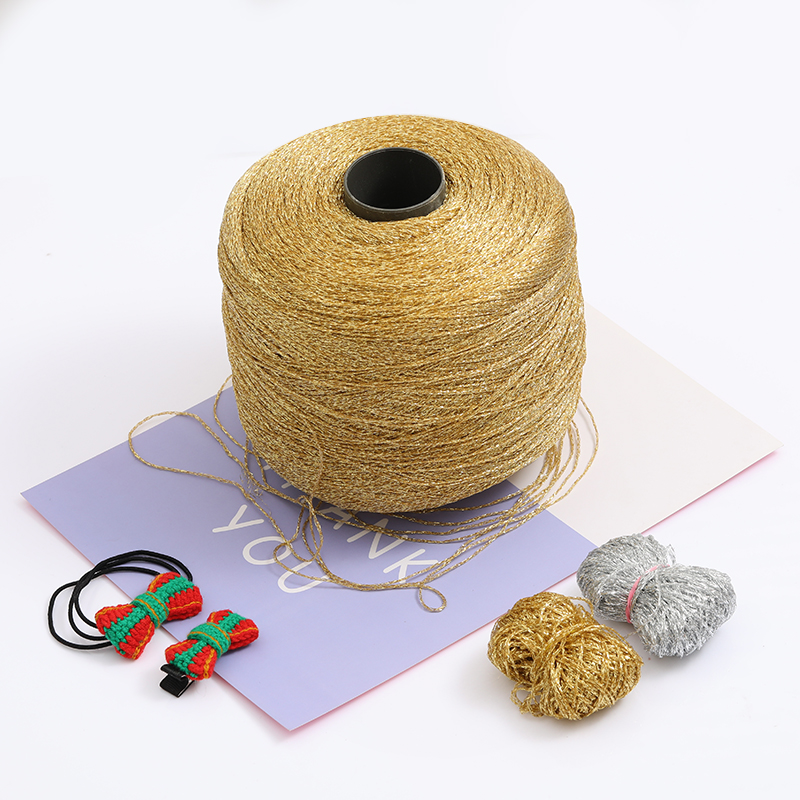 High-brightness gold wire gold and silver wire gold wire golden decorative line embroidery wool thread needle loom with hairpin hairpin hairpin hairpin
