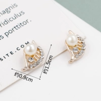 Пряжка G-13-36 с жемчугом и бриллиантами