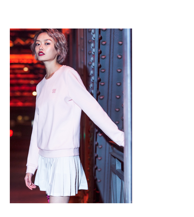 Anta áo len nữ 2018 mới giản dị thoải mái dễ thương áo thun đan áo thể thao 16917728 áo khoác hoodie nữ