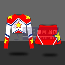 Professional customized cheerleading clothing group performance clothes cheerleading team men and women children cheerleaders and aerobafield performances