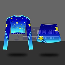 Flower Ball Cheerleading skills competition Conqueror team uniforms dance performance to serve male and female children