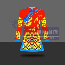Digital Printing China Wind Mass Competitive Skills Cheerleading Game Group Performance Dance Suit Suit
