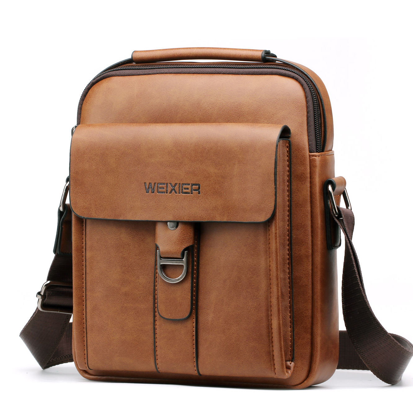 Male Skew Bag Single Shoulder Slanted Satchel Boomer to work bag Men's bag Casual Multifunction Portable Bag Carry-on Bag