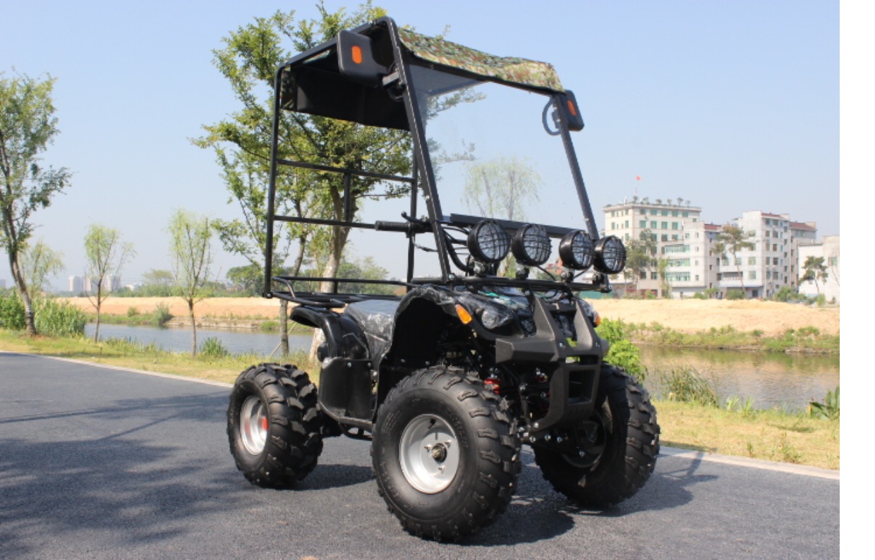 Off-road ATV kính chắn gió mái hiên Bull Bull ATV Mọi địa hình ATV Big Bull ATV xe honda mini