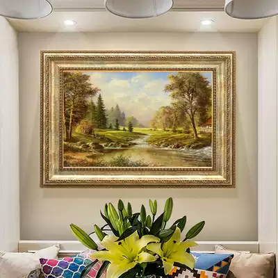 European style retro diamond painting photo frame creative wall hanging 1620243032 inch poster photo cross stitch picture frame customization