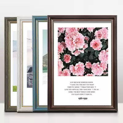 Large picture frame American wall-mounted photo frame 20 inch 16 inch 18 inch 14 inch 4 open 8KA4A3 European creative mounting painting 12