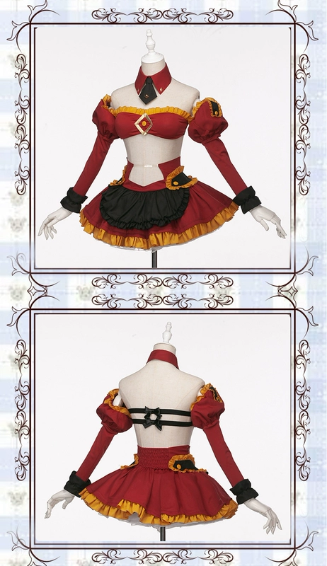 Spot Uwowo Youwowo FATE FGO Modred Trang phục hầu gái nhỏ trang phục cosplay nữ - Cosplay