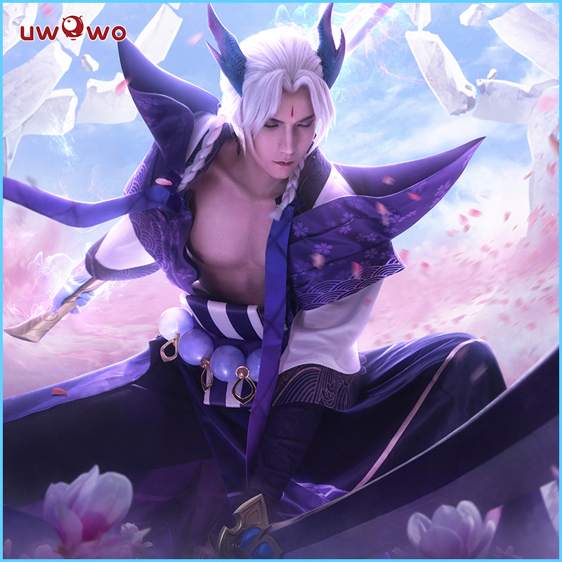 Spot Youwowo League of Legends LOL Soul Lianhua Yongen Sealing Demon Sword Soul cosplay costume Ya Ning